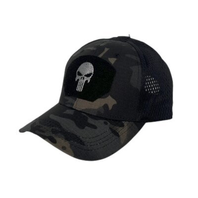 20939-d2d3a2.jpg Casquettes de randonnée réglables en maille respirante, casquette tête de mort, camouflage militaire, pare-soleil Airsoft, chapeau de camionneur, snapback de baseball de chasse
