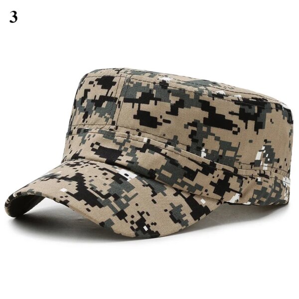 CamSolomon-Casquette Plate Militaire pour Femme et Homme, Chapeau de Baseball, Ajustable, Classique, à la Mode, Soldat, Parasol