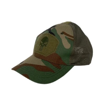 Casquettes de randonnée réglables en maille respirante, casquette tête de mort, camouflage militaire, pare-soleil Airsoft, chapeau de camionneur, snapback de baseball de chasse