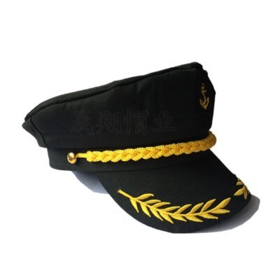 Chapeau de Capitaine Militaire Ajustable pour Homme et Femme, Casquette Marine Adelo, Costume de ix, Accessoires de Robe de Barrage