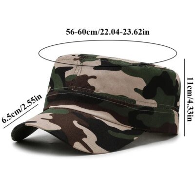 CamSolomon-Casquette de Baseball pour Homme, Chapeau de Soldat Classique, de l'Armée, de dehors en Plein Air, pour Adulte