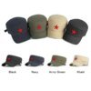 21107-7269ec.jpg Chapeau militaire de printemps pour hommes, broderie pentagramme 3D, casquette de papa de l'armée, casquette de baseball étoile rouge, chapeau plat en coton DSilva, visière d'extérieur, casquette de soleil