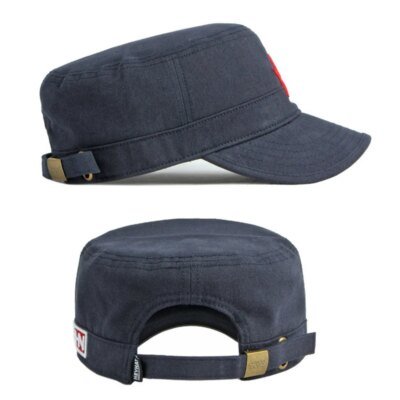 21107-bf7ff9.jpg Chapeau militaire de printemps pour hommes, broderie pentagramme 3D, casquette de papa de l'armée, casquette de baseball étoile rouge, chapeau plat en coton DSilva, visière d'extérieur, casquette de soleil