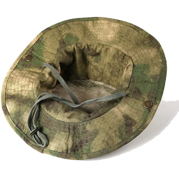CamSolomon-Chapeau Boonie DulUS Army E27 pour hommes, chapeaux militaires Multicam ander, casquette d'été, chasse, randonnée en plein air, casquettes de soleil camouflage – Image 6
