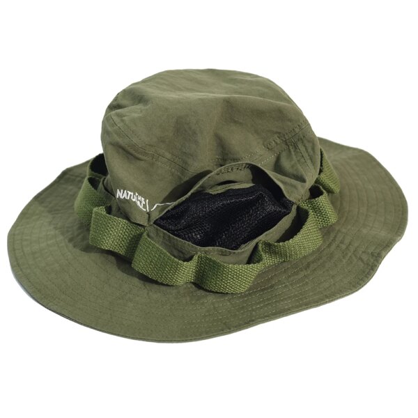 Chapeau seau en coton pour hommes et femmes, solide, respirant, décontracté, Boonie, pêche, mode, Safari, été, randonnée, soleil – Image 6