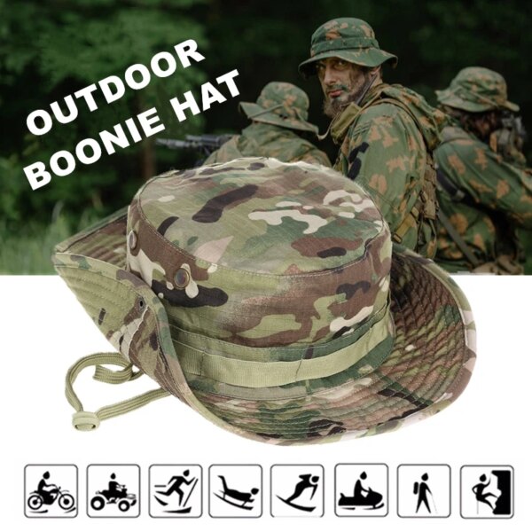 DulCamSolomon-Casquette militaire pour hommes et femmes, chapeau de l'armée, chapeau de soleil, sports de plein air, pêche, randonnée, chasse, escalade, E27