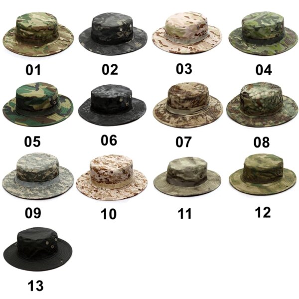DulCamSolomon-Casquette militaire pour hommes et femmes, chapeau de l'armée, chapeau de soleil, sports de plein air, pêche, randonnée, chasse, escalade, E27 – Image 4