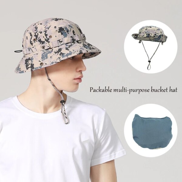 Chapeau à Bords Courts pour Homme et Femme, Pare-Soleil Tendance, Jungle, RPM, Harajuku, Littéraire, Sauvage, Salomon, ander, Seau, 7/2018