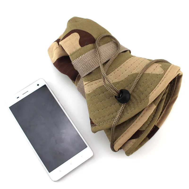 Chapeau d'Ă©tĂ© camouflage E27 pour hommes, respirant, pliable, plein air, jungle, randonnĂ©e, pĂȘche, casquettes ander, lĂ©ger, dĂ©contractĂ©, voyage, plage, soleil â Image 3