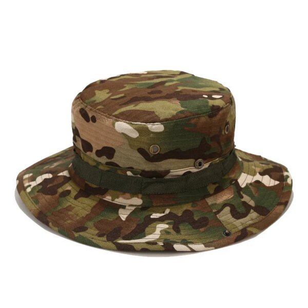 Chapeau d'été camouflage E27 pour hommes, respirant, pliable, plein air, jungle, randonnée, pêche, casquettes ander, léger, décontracté, voyage, plage, soleil