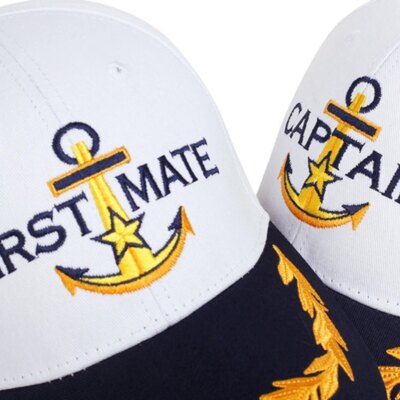 Chapeau unisexe pour adulte, Costume de capitaine de marin, chapeau de Baseball brodé pour Cosplay marin