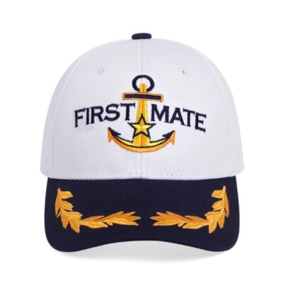 Chapeau unisexe pour adulte, Costume de capitaine de marin, chapeau de Baseball brodé pour Cosplay marin