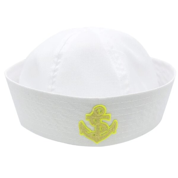 Costume de chapeau de capitaine pour femmes et hommes, pour adolescents, décoration de fête de marin, déguisement Cosplay – Image 2