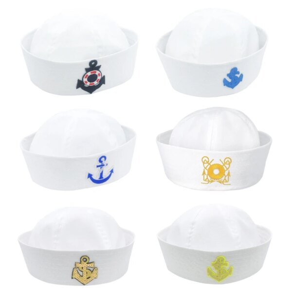 Costume de chapeau de capitaine pour femmes et hommes, pour adolescents, décoration de fête de marin, déguisement Cosplay