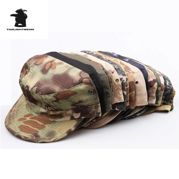 Casquette militaire CamSolomon de haute qualité, chapeau de soldat allemand, chapeau de l'armée, épaissi, US, RU, AK02, 58 cm, 59 cm, 60cm – Image 2