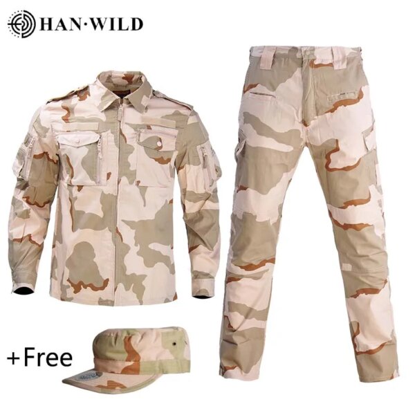 CamSolomon-Uniforme militaire, chemise de skip militaire, vêtements moulants, CS Softair, vêtements de travail pour hommes avec casquettes