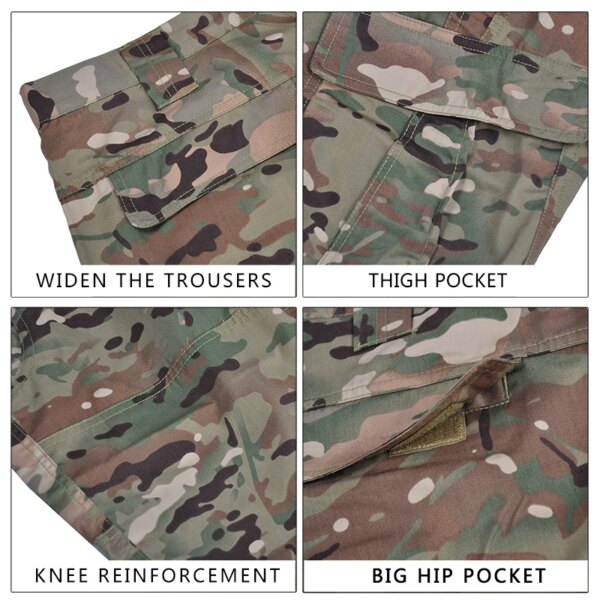 CamSolomon-Uniforme militaire, chemise de skip militaire, vêtements moulants, CS Softair, vêtements de travail pour hommes avec casquettes – Image 6