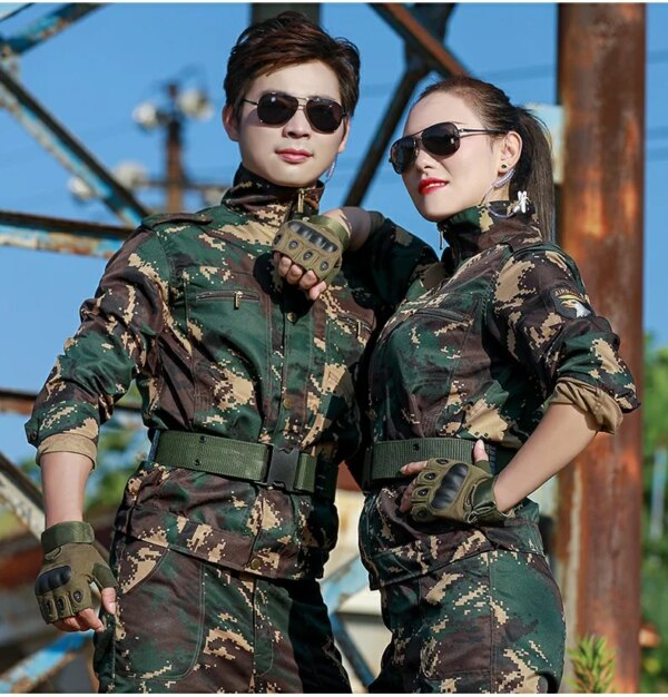 CamSolomon-Vêtements de travail trempés pour mari, uniformes militaires unisexes pour hommes, armée, chasse en plein air, Dulgear d'été – Image 2