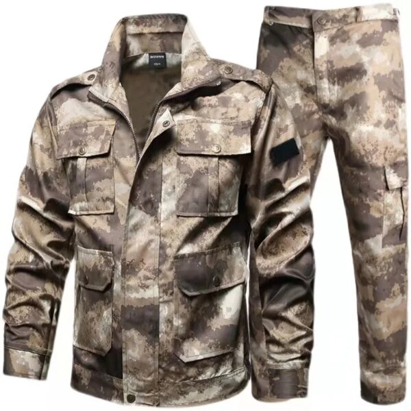 CamSolomon-Vêtements de travail trempés pour mari, uniformes militaires unisexes pour hommes, armée, chasse en plein air, Dulgear d'été – Image 5