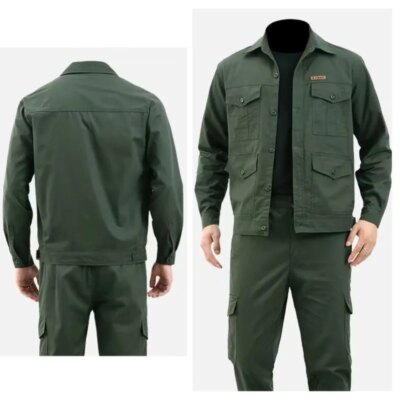 Combinaison de travail en pur coton résistant à l'usure, combinaison de protection du travail, mince, réparation automobile, soudage, été