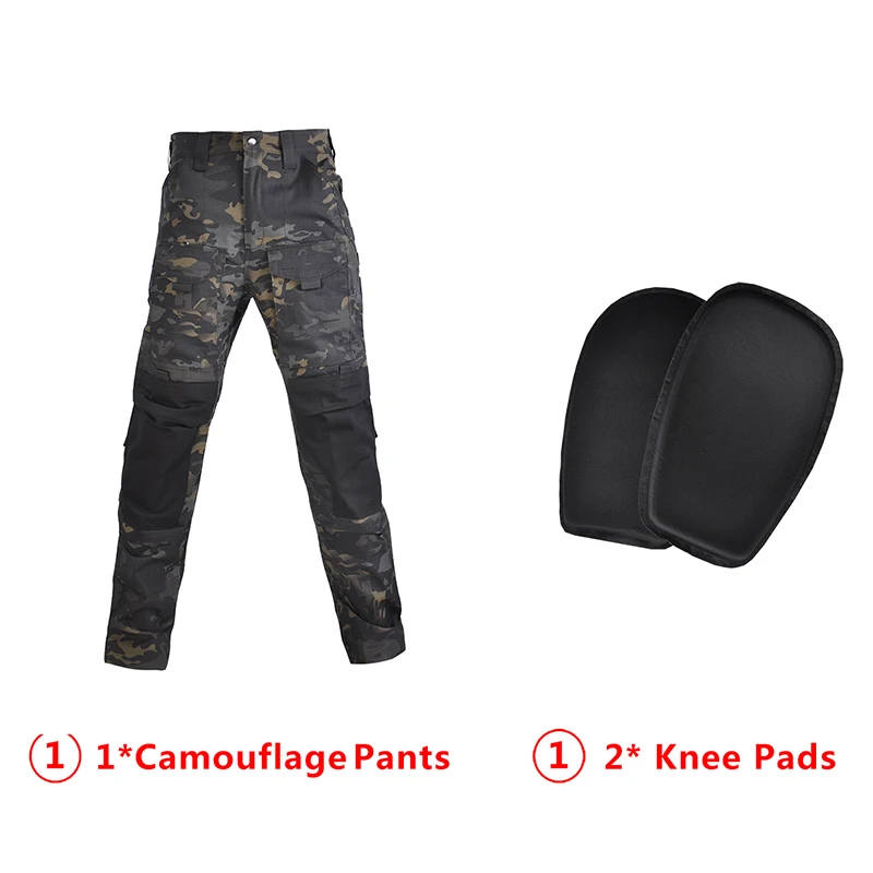 Black camo Pants Pad