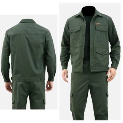 Combinaison de travail en pur coton résistant à l'usure, combinaison de protection du travail, mince, réparation automobile, soudage, été