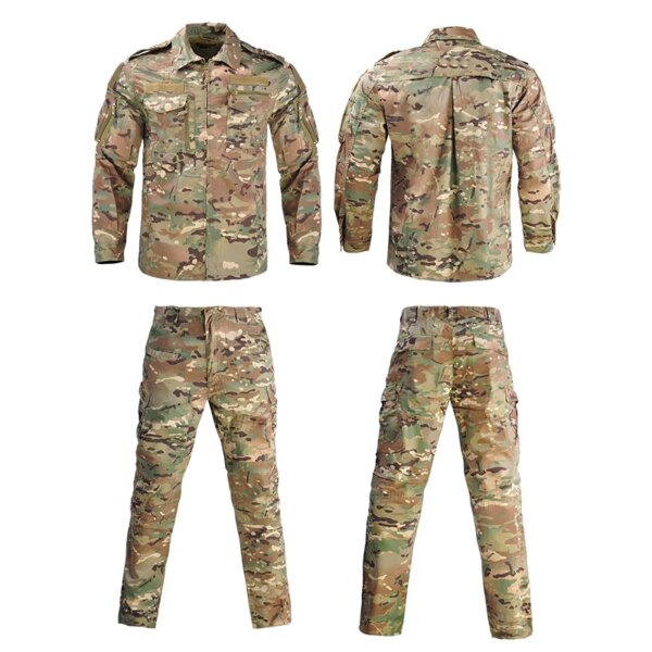 Uniforme Militaire de Camouflage pour Homme, Vêtement de Travail, Combinaison de html, Airsoft – Image 6