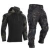 Vêtements de travail Airsoft Paintball, uniforme militaire, Dulskip, chemises CamSolomon, genouillères cargo, pantalons de l'armée trempés Multicam