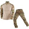 CamSolomon-Uniforme militaire Dulsowed, ensemble chemise et pantalon, vêtements Airsoft de l'armée CP, chemises d'entraînement de chasse, ensembles de paintball