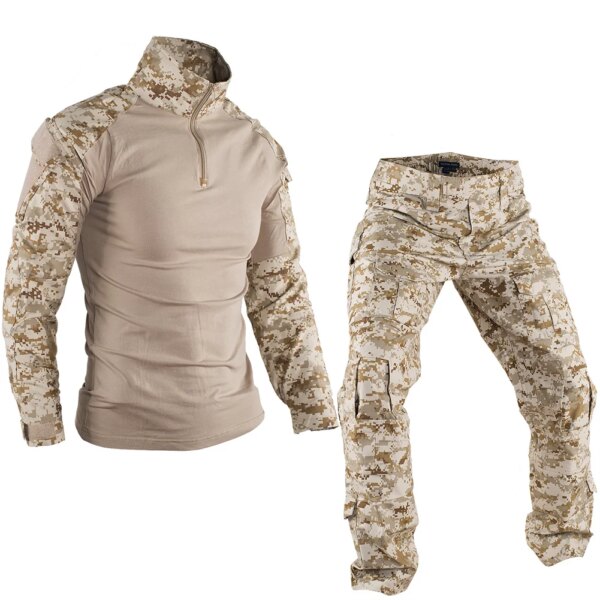 CamSolomon-Uniforme militaire Dulsowed, ensemble chemise et pantalon, vêtements Airsoft de l'armée CP, chemises d'entraînement de chasse, ensembles de paintball – Image 4