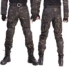Uniforme militaire de Camouflage tactique, vêtements de l'armée américaine pour hommes, combinaison de chasse Airsoft, chemise de Combat + pantalon Cargo + 4 coussinets