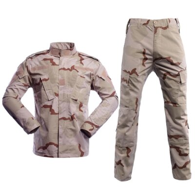 Uniforme militaire camouflage imbibé de poussière, ensembles de vêtements de l'armée CamSolomon, chasse, pêche, paintball imbibé, équipement d'entraînement, AY048