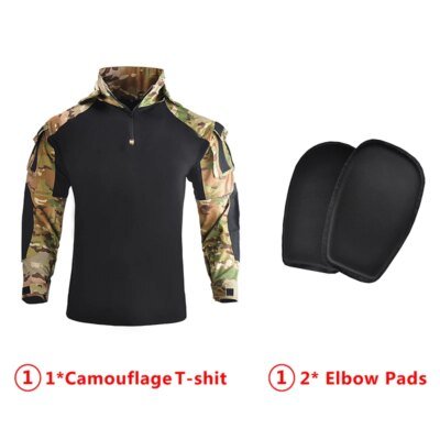 22416-02df7f.jpg Combinaisons Ă capuche pour hommes, uniforme militaire, pantalon, armĂ©e, paintball, airsoft, vĂȘtements pour hommes imbibĂ©s, chemise de randonnĂ©e avec coussinets