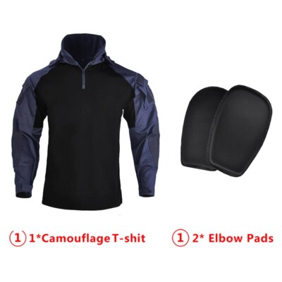 Combinaisons à capuche pour hommes, uniforme militaire, pantalon, armée, paintball, airsoft, vêtements pour hommes imbibés, chemise de randonnée avec coussinets