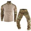 CamSolomon-Uniforme militaire Dulsowed, ensemble chemise et pantalon, vêtements Airsoft de l'armée CP, chemises d'entraînement de chasse, ensembles de paintball