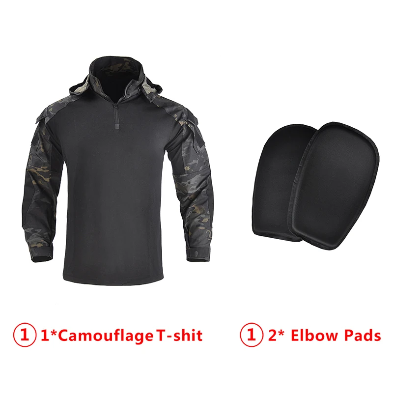 Black camo Shirt Pad
