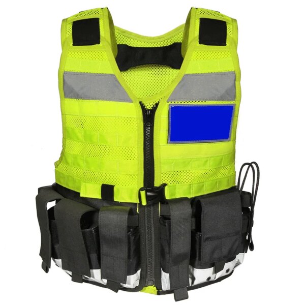 Gilet tactique militaire multifonctionnel résistant aux coups de couteau, gilet d'entraînement spécial hautement réfléchissant, équipement de sport de chasse et de Combat en plein air
