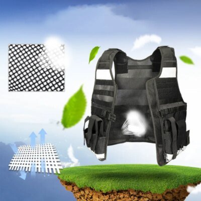 Gilet tactique militaire multifonctionnel résistant aux coups de couteau, gilet d'entraînement spécial hautement réfléchissant, équipement de sport de chasse et de Combat en plein air