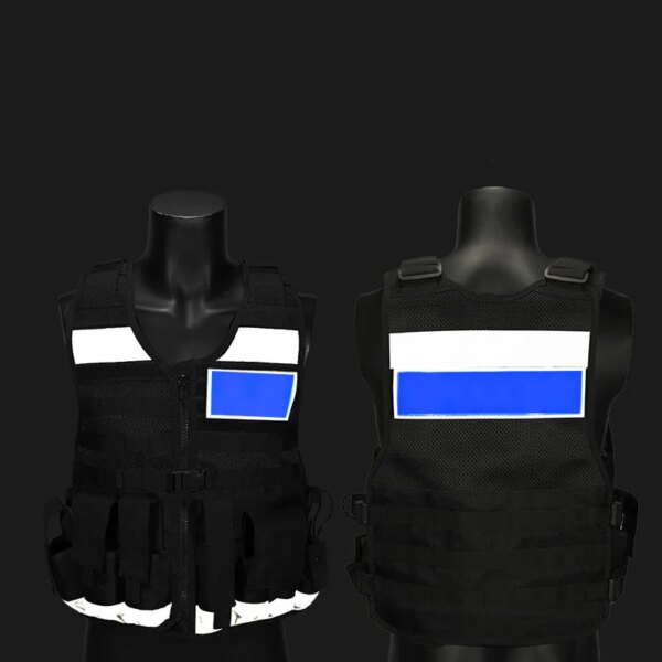 Gilet tactique militaire multifonctionnel résistant aux coups de couteau, gilet d'entraînement spécial hautement réfléchissant, équipement de sport de chasse et de Combat en plein air – Image 5