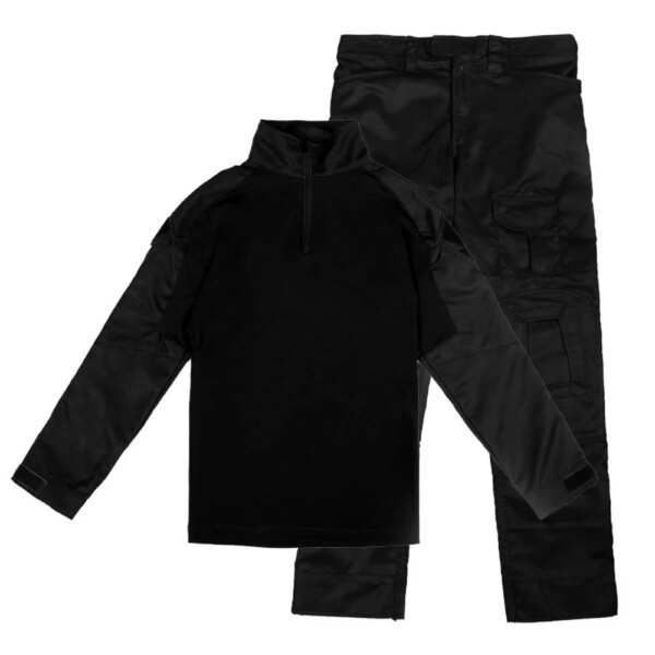 Dulmilitary Airsoft Costumes pour hommes, uniforme d'entraînement militaire imbibé CamSolomon, chemises et pantalons de chasse, ensembles de paintball, C70 – Image 3