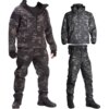 23181-1ea624.jpg Uniforme de saut de l'armĂ©e pour hommes, vĂȘtements de chasse Airsoft, olympiques militaires Ă coque souple, veste de chasse, vestes et pantalons coupe-vent