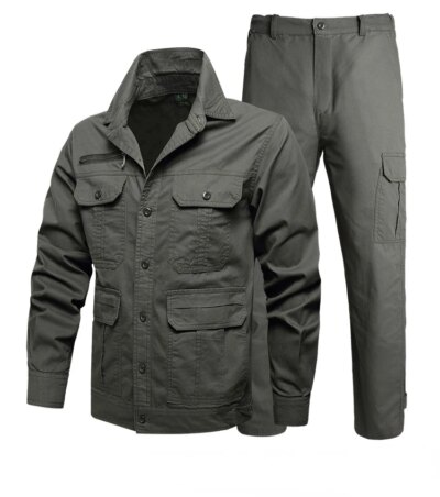 DulSoftair-Vêtements de travail d'été pour hommes, vêtements de chasse, ensemble uniforme militaire pour mari, vêtements de travail