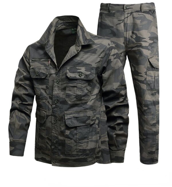 DulSoftair-Vêtements de travail d'été pour hommes, vêtements de chasse, ensemble uniforme militaire pour mari, vêtements de travail