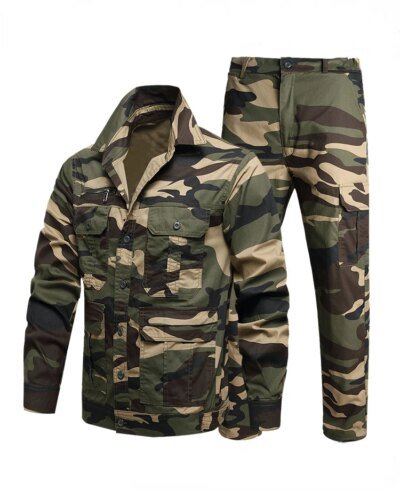 DulSoftair-Vêtements de travail d'été pour hommes, vêtements de chasse, ensemble uniforme militaire pour mari, vêtements de travail