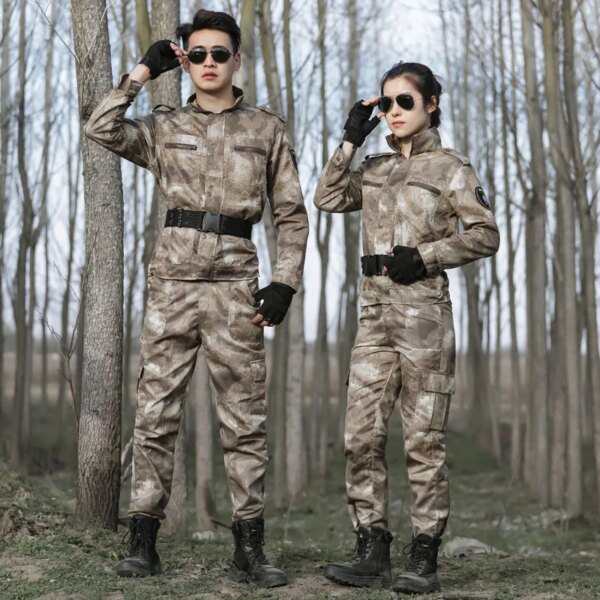 Ensemble de veste et pantalon pour hommes, uniforme militaire, vêtements des forces spéciales, vêtements de saut d'entraînement de soldat Airsoft, CamSolomon Dulwear – Image 3