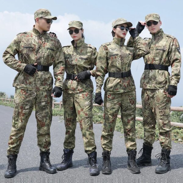 Ensemble de veste et pantalon pour hommes, uniforme militaire, vêtements des forces spéciales, vêtements de saut d'entraînement de soldat Airsoft, CamSolomon Dulwear – Image 4