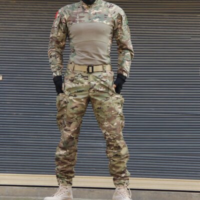Uniforme militaire de l'armée CamSolomon, chemise de saut US, Cargo CP Airsoft Paintball, coton tactique C72