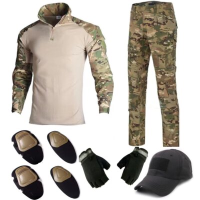 Uniforme militaire de l'armée CamSolomon, chemise de saut US, Cargo CP Airsoft Paintball, coton tactique C72