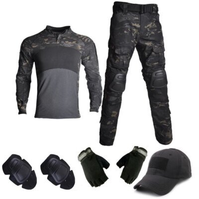 Uniforme militaire de l'armée CamSolomon, chemise de saut US, Cargo CP Airsoft Paintball, coton tactique C72