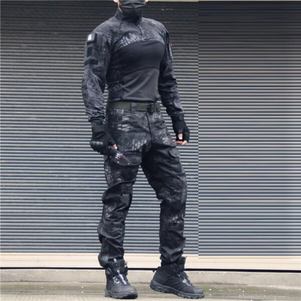 Solomon Softair-Uniforme militaire, chemise de saut de l'armée américaine, Cargo CP, Multicam Airsoft Paintball, coton tactique